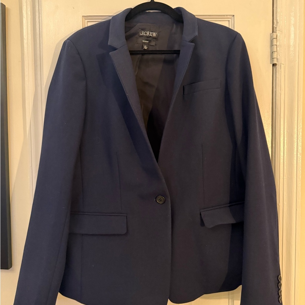 J. Crew Women's Navy Regent Blazer